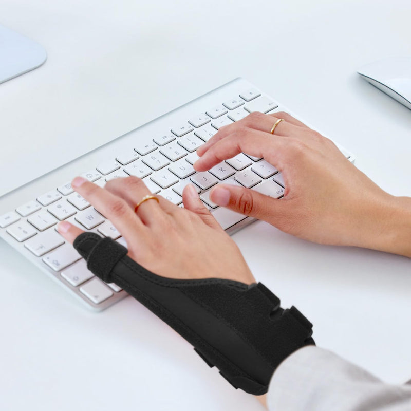 Pinky Finger Splints, Trigger Finger Splints for Little Finger, Pinky Support Brace for Right & Left Hand, Wrist and Pinky Fracture Finger Stabilizer for Arthritis, Injury, Tendonitis, Broken