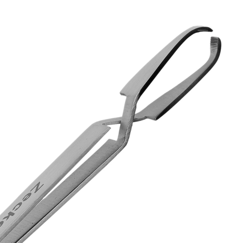 May tick tweezers for dogs and cats - tick tweezers - tweezers for removing ticks - angled tip - stainless steel - BeesActive Australia