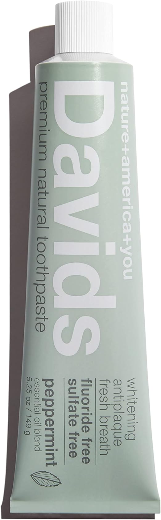 Davids Whitening Tooth Paste (Peppermint) 5.0 oz (149 g) - BeesActive Australia