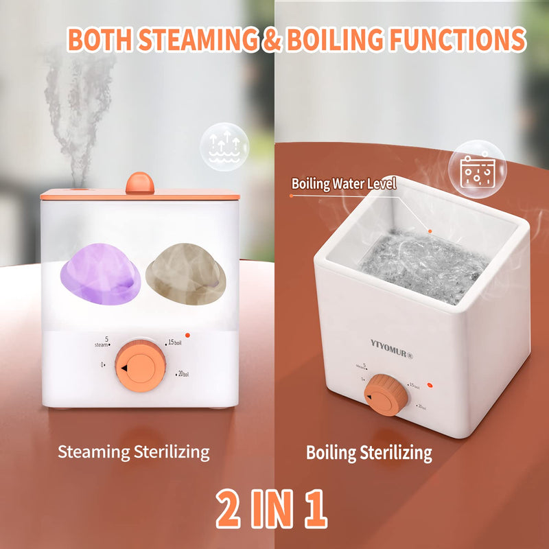 Menstrual Disc with Sterilizer- Menstrual Cup Sterilizer Steamer with 2 Soft & Reusable Period Disc, Menstrual Cups Period Cup Kit Sterilizer+disc - BeesActive Australia