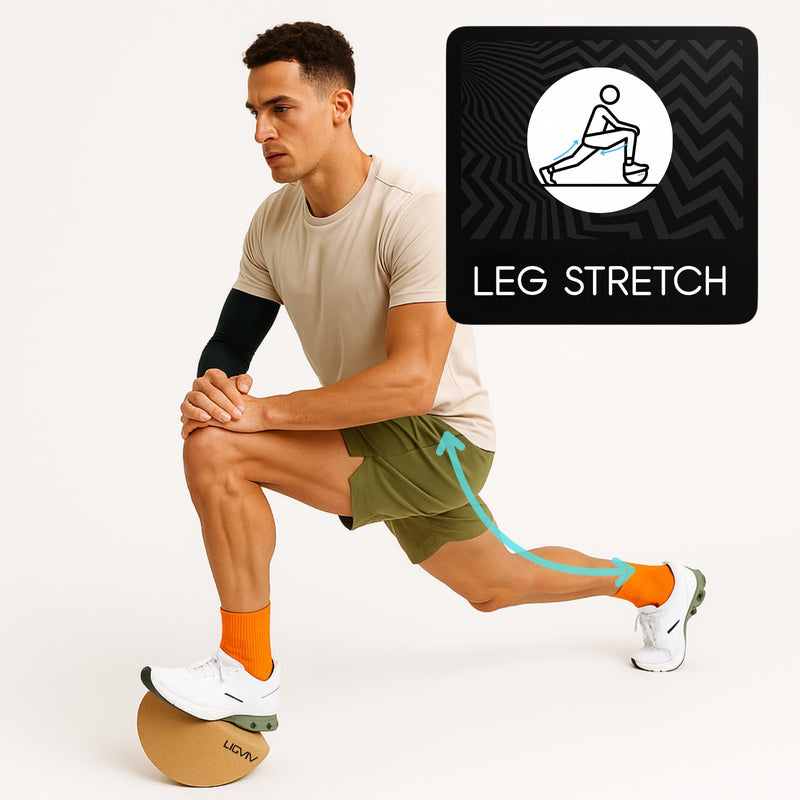 Calf and Foot Stretcher, Wooden Rocker for Leg Thigh Muscle Stretching - BeesActive Australia