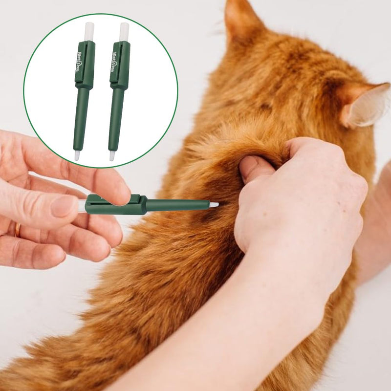 HIULLEN tick snare, 2 pieces of human tick tweezers, effective tick remover, tick hook and tick tweezers in one, tick removal pen for dogs, cats, ideal tick remover for ticks of all sizes - BeesActive Australia