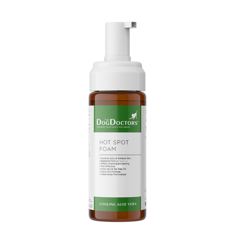 Dog Doctors Hot Spot Foam – hot spot Support for dogs, Tea Tree & Aloe Vera Formula, Helps Soothe Itchy Skin, Supports Sensitive Areas from Pawing & Chewing, Dog Itchy Skin Care