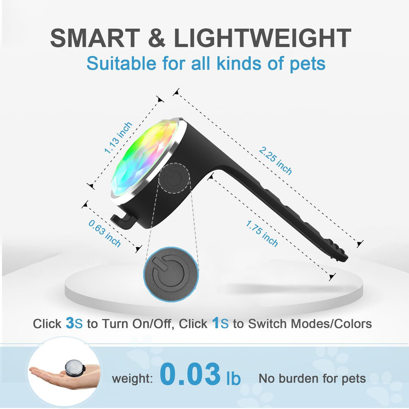 UMIONE PET Light: Waterproof dog light, durable and ideal for night walks (UMIONE-WHITE-01) White - BeesActive Australia