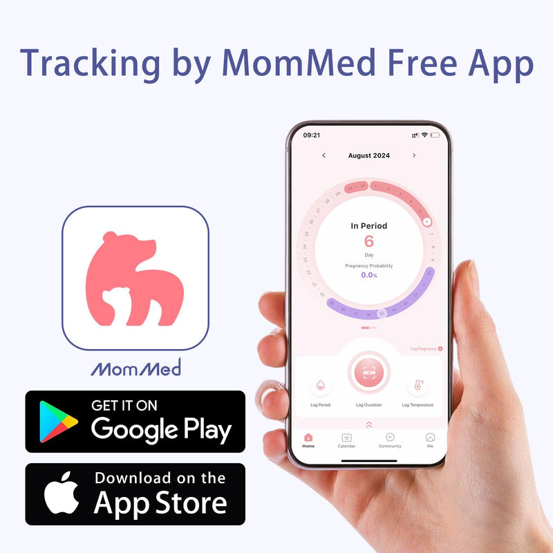 MomMed Ovulation Predictor Kit (HCG25-LH100), with 25 Pregnancy Test and 100 Ovulation Test Strips, Easy to Use Ovulation and Pregnancy Tests with 125 Urine Cups, Accuracy Fertility Test, OPK Test - BeesActive Australia