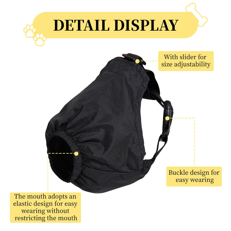 Dog Soothing Cap Dog Cap Eye Mask Calming Dog Eye Mask for Dogs Soothing Eye Mask Nylon Mask, Used for Grooming, Against Bites and Against Car Sickness (L) L - BeesActive Australia