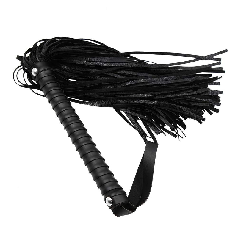 SM Leather Short Nail Black Belted Sexy Fun Whip Flirting Fantasy Sex Toys Fetish Hand Paddle Kinky Restraint Bondage Sex Role Play - BeesActive Australia