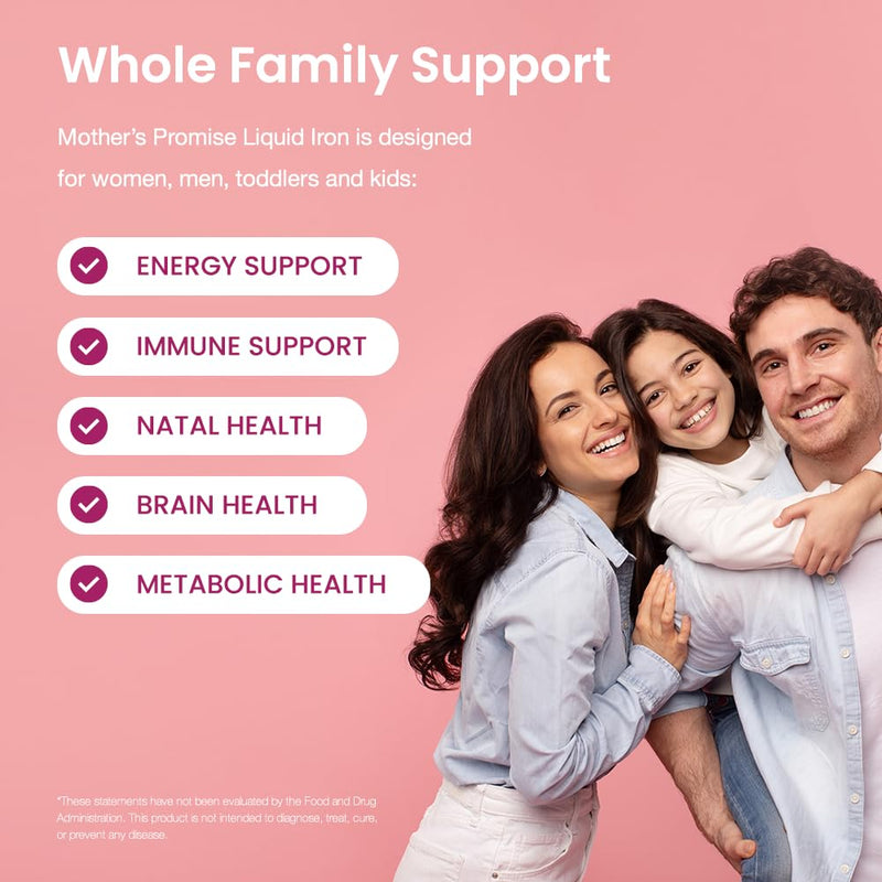 Organic Liquid Iron Supplement for Women, Men & Kids with Vitamin C | Sugar Free Natural Berry Flavor Non Constipating Vegan Ferrochel¬Æ Iron Supplements for Healthy Blood, Prenatal & Postnatal