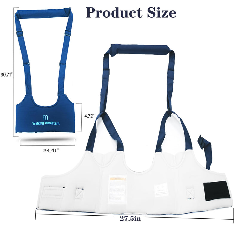 Adjustable Baby Walking Harness Toddler Walk Harness Walking Assistance for Baby,Easy-to-Wear Walking Learning Helper for Boys and Girls 8-14 Months (Cyan) Cyan - BeesActive Australia