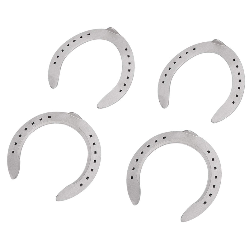 Fdit 4Pcs Aluminium Alloy Horseshoes Horse Riding Tool Equipment Accessories(3#) - BeesActive Australia