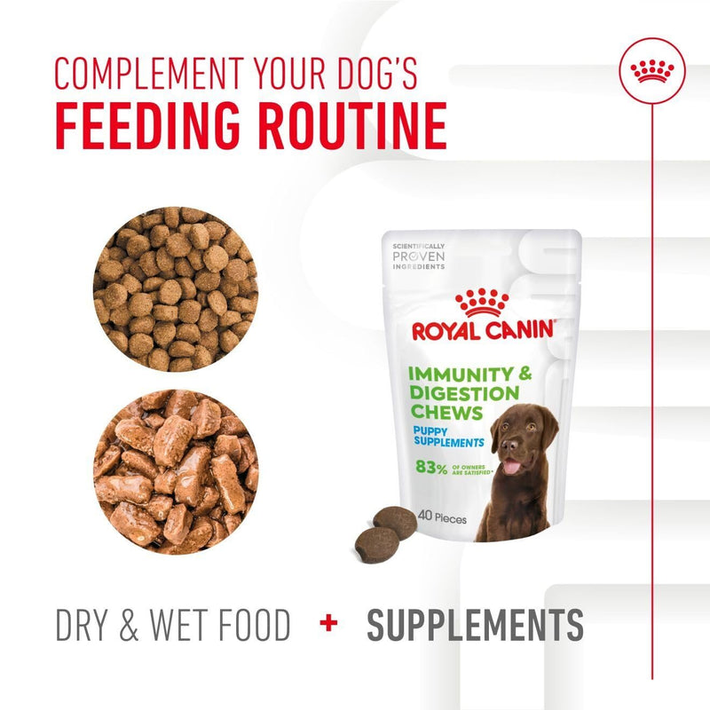 Royal Canin Puppy Supplement for Immunity & Digestion Soft Chews 100g