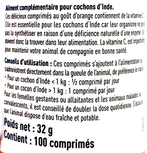 Beaphar - Vitamin C tablets for guinea pigs, 100 pieces - BeesActive Australia