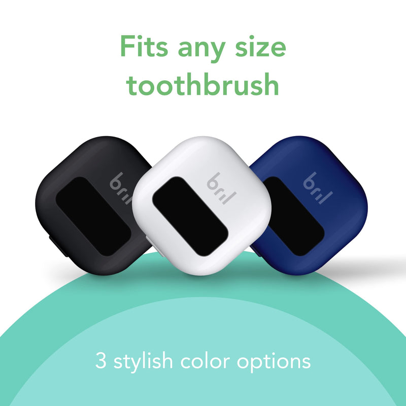 Bril UV-C Toothbrush Sanitizer, Portable Cleaner, Travel Cover, Magnetic Holder, and Rechargeable Case for Any Size Toothbrush, White - BeesActive Australia