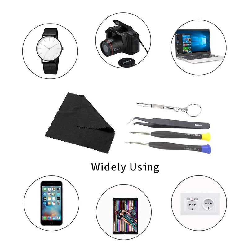 Eyeglass Repair Kit with Anti Slip Glasses Nose Pad Replacement and Glasses Screws, Tool Kits for Sunglass, Eye Glass Repairing Kit with Eyeglass Screws and Nose Pads, Eye Glass Screwdriver Kits - BeesActive Australia