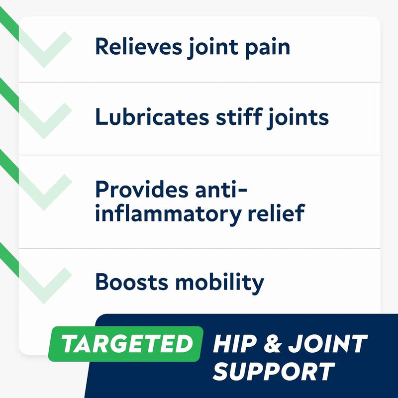STRELLALAB Glucosamine Treats for Dogs - Joint Supplement w/Omega-3 Fish Oil - Chondroitin, MSM - Advanced Mobility Chews - Hip & Joint Care - 60 Count (Pack of 1) Beef