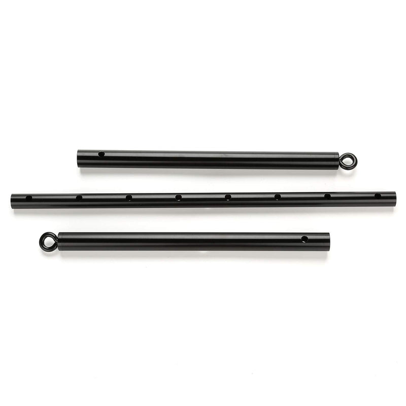 EXREIZST Spreader Bar Set, Expandable Bar, Adjustable Exercise Training Tools Set for Sports Fitness Gear Home Indoor Gyms Black-4