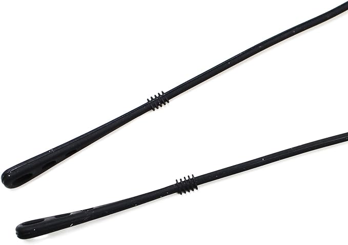Pearl Glass Cord Silicone, 23.6 inches (60 cm), Black FG-23 - BeesActive Australia