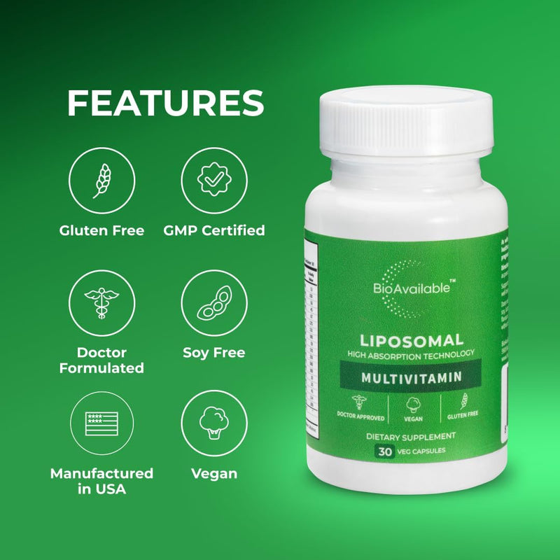 Liposomal Multivitamin Capsule | 30 Capsules | Maximum Absorption