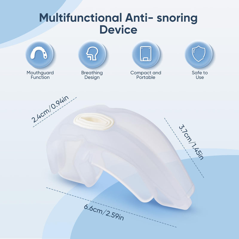 Anti-Snoring Device, Reusable Snore Stopper Anti Snoring Mouthpiece, Snoring Solution Mouthpiece Stop Snoring for Men and Women Green - BeesActive Australia