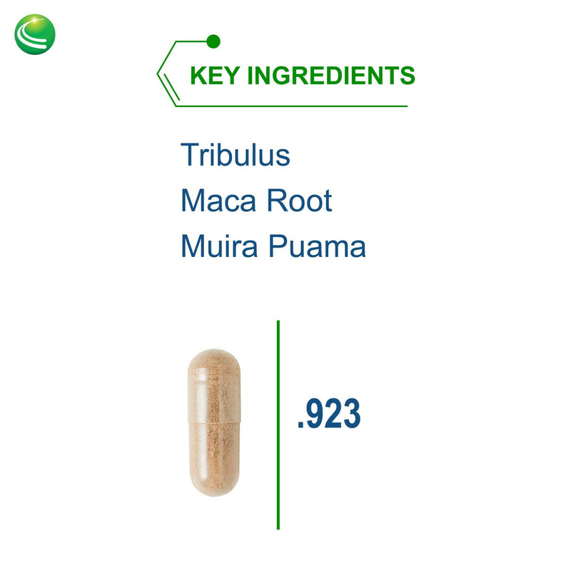 Nutra BioGenesis - Andro Plus - Tribulus, Maca, and Muira Puama for Men's Glandular Health - Gluten Free, Vegan, Non-GMO - 90 Capsules - BeesActive Australia