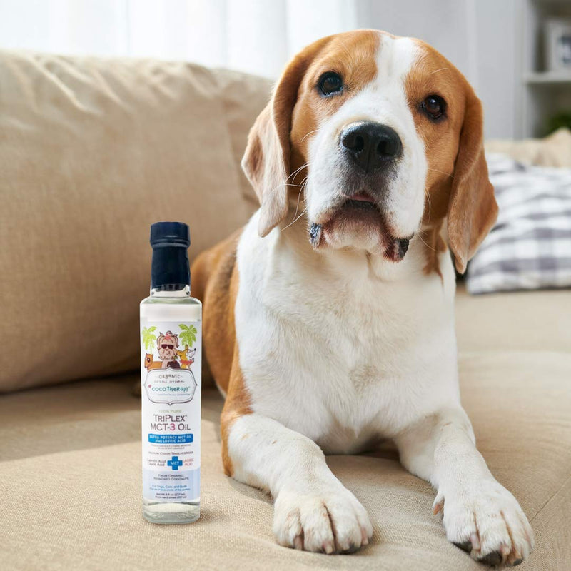 CocoTherapy Triplex MCT-3 Oil, Non-GMO, 100% Pure and Natural, 8 oz. 8 oz. - PawsPlanet Australia