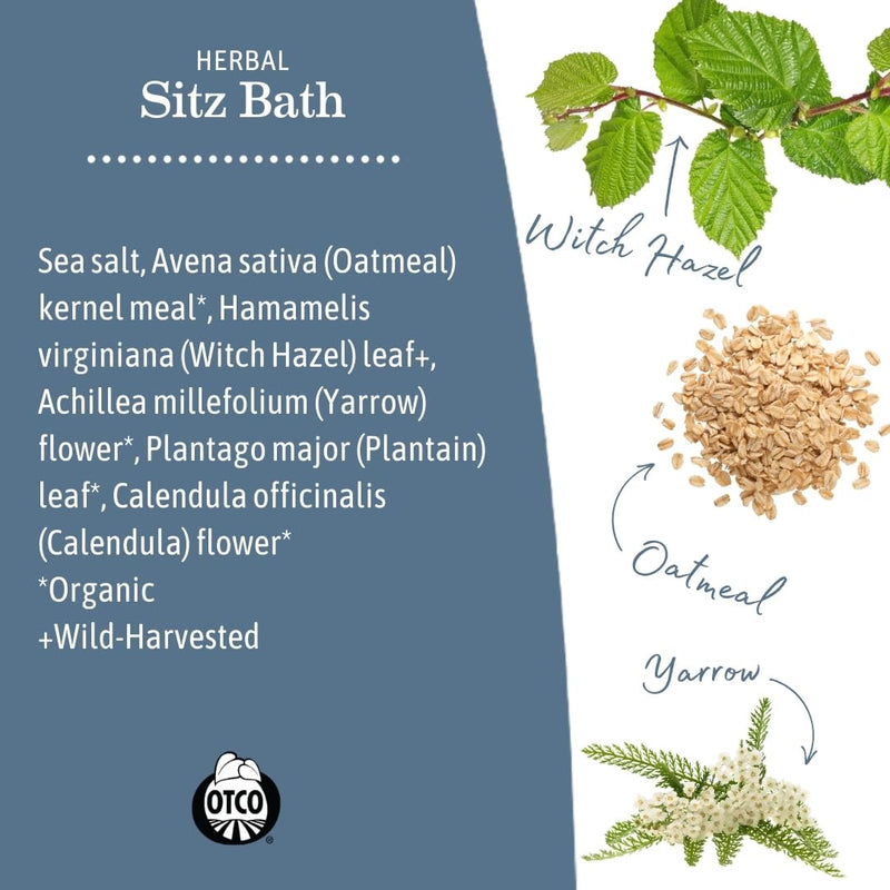 Earth Mama Herbal Sitz Bath | Pregnancy & Postpartum Essentials, Soothing Sitz Bath for Hemorrhoids with Witch Hazel, & Calendula, 6-Count 6 Count (Pack of 1) - BeesActive Australia