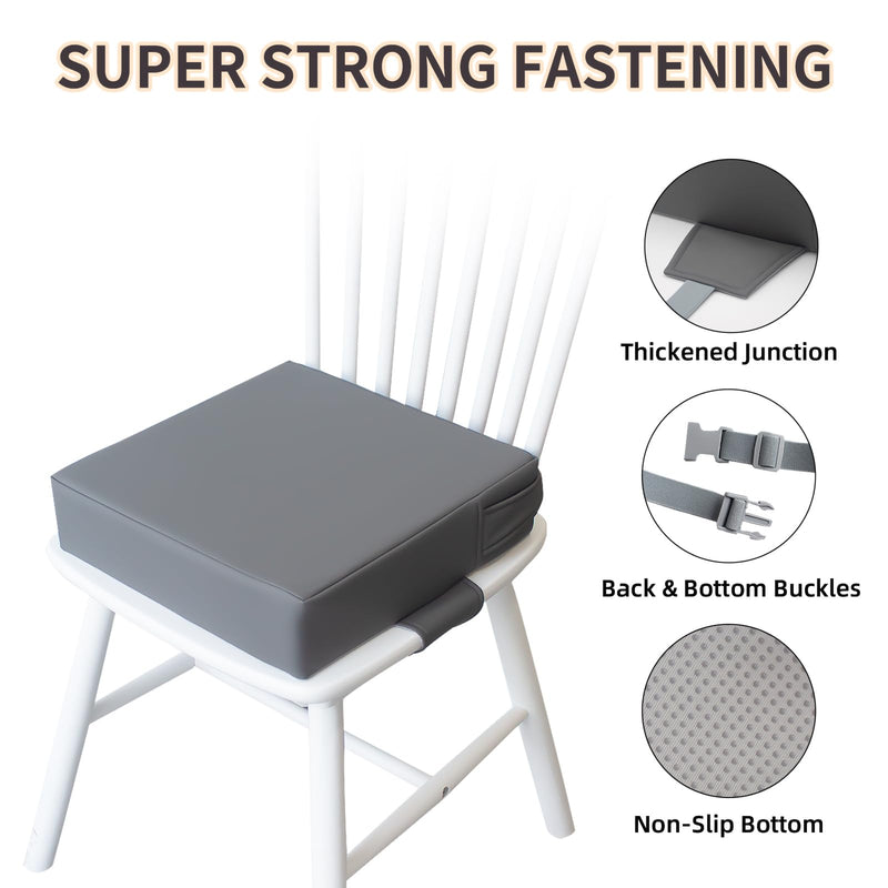 Toddler Booster Seat - Enhanced Comfort, Easy-to-Clean, Non-Slip, and Travel-Friendly（Rock Gray） Rock Gray - BeesActive Australia