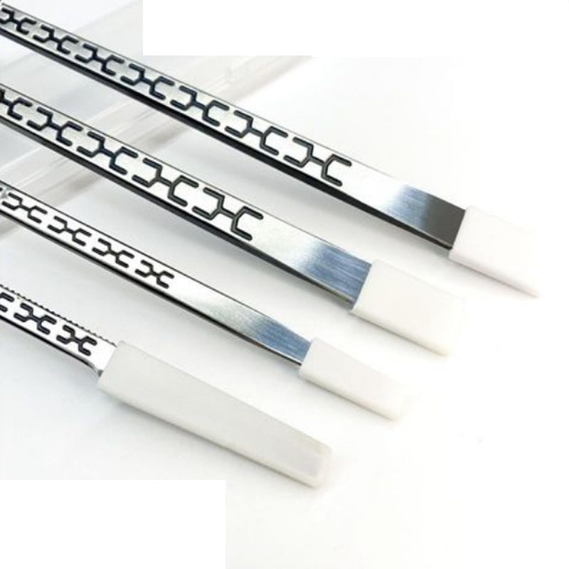Stainless steel ingrown toenail pedicure knife set,professional foot skin scraper repair sharp blade kit for nail corn callus paronychia treatment. (4) 4