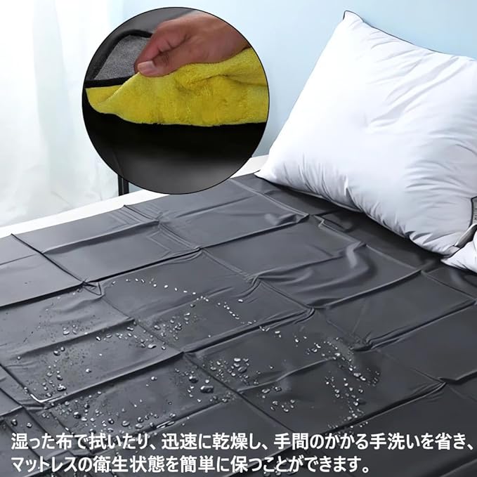 Waterproof Sheet, Bedwetting Mat, Pet Mat, Esthetic Mat, Nursing Care Sheet, Anti-Pee, Waterproof, Oil-proof, Vinyl, PVC, 86.6 x 51.2 inches (220 x 130 cm), Thin Type, Atmospheric Creation, Oil -  Australia