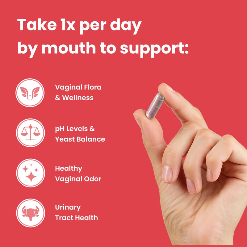 Mother's Promise Vaginal Probiotics, 50 Billion CFU, 30 Vegan Capsules