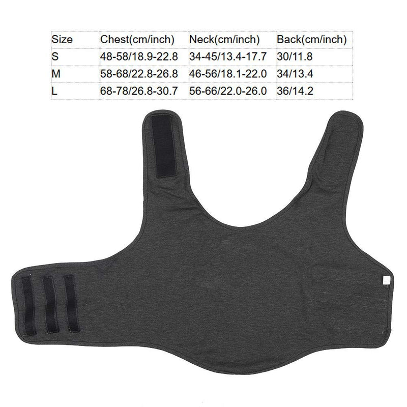 Crazy Dark ThunderShirt Stress Dog ThunderShirt, Keep Calm Gray Pet Anti-Anxiety Jacket, Cats for Pet Puppy Small Dogs(L) L - BeesActive Australia