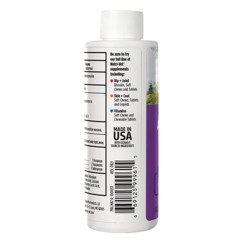 Nutri-Vet Anti-Diarrhea Liquid for Dogs - Helps Sooth Dogs Upset Stomach & Stop Diarrhea - Veterinarian Formulated - 4 oz - BeesActive Australia