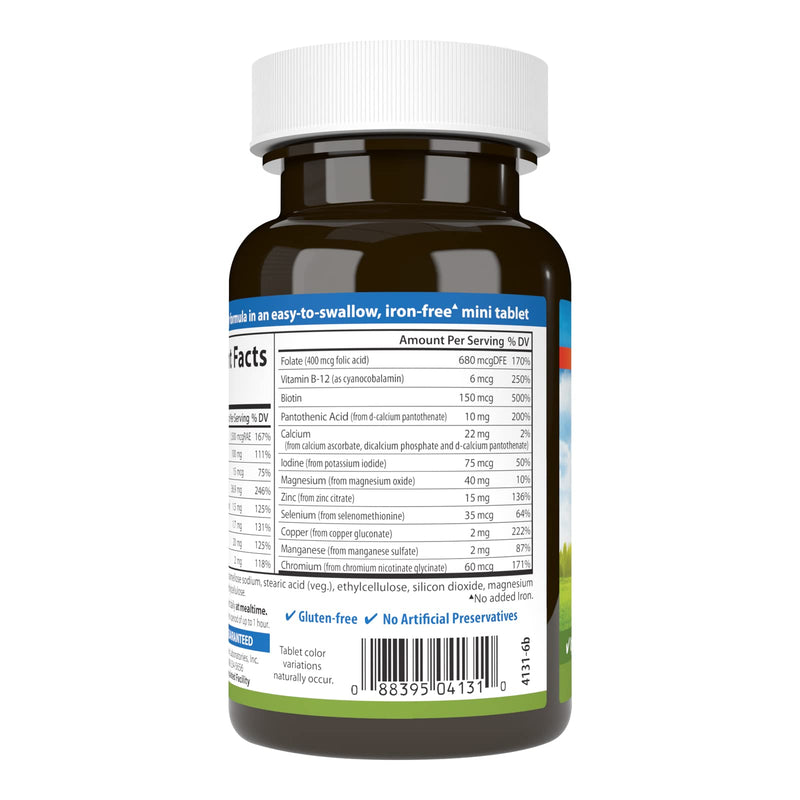 Carlson Mini-Multi, Small Multivitamin Tablets, 90 Mini Tablets | Vitamins & Minerals; Optimal Wellness; Mini Multivitamins; Multivitamin Mini Tabs; Easy to Swallow