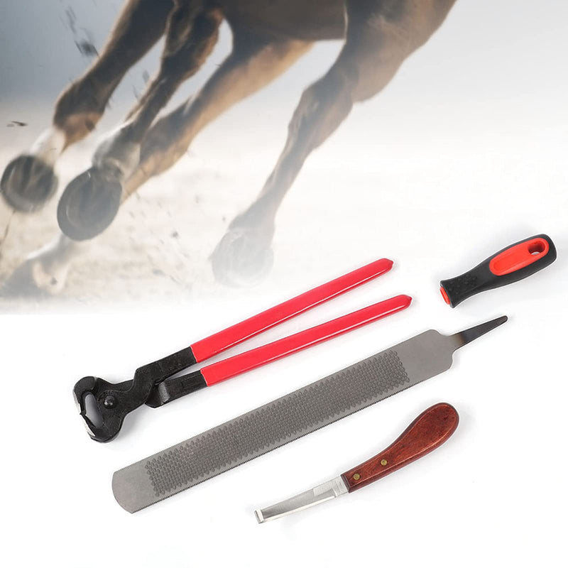 AYNEFY Horse Farriers,Professional Metal Shears Trimming Horse Equine Farriers Hoof Nipper Cutter Handle Knife Tools - BeesActive Australia