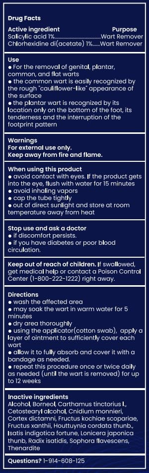 Fast Action Cream Wart Gel Maximum Strength - Wart Ointment with Salicylic Acid - Fast-Acting Wart Freeze Off - Wart Cream for Genital Warts, Warts, Plantar Wart, Common Wart, Corn, Flat Wart - BeesActive Australia