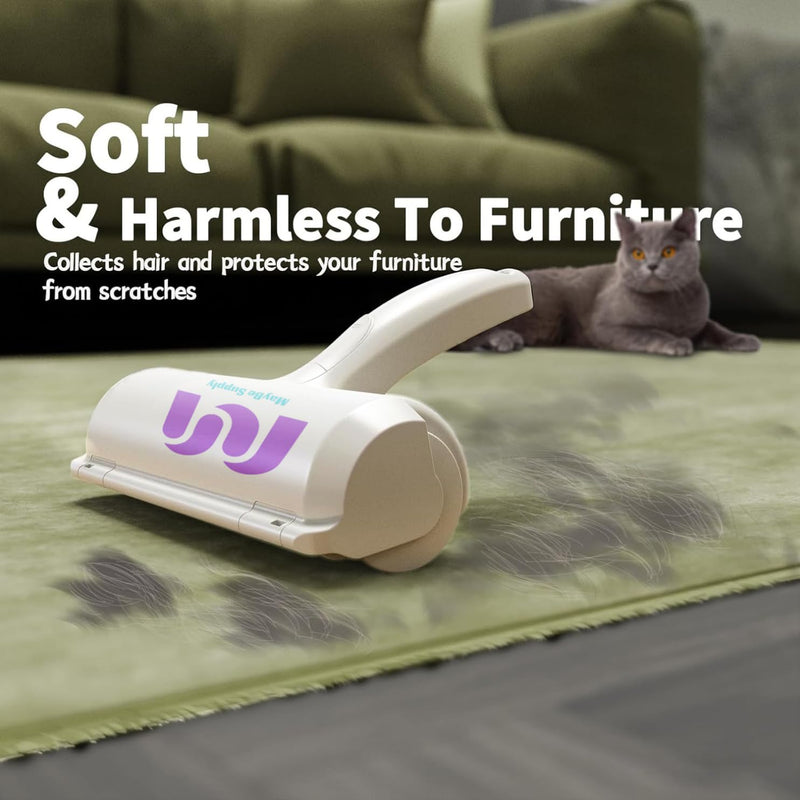 Pet Hair Remover and Reusable Lint Roller - Ultimate Cat and Dog Hair Remover for Furniture, Couch, Carpet, Clothes, and Bedding - Portable, Multi-Surface Fur Removal Tool - BeesActive Australia