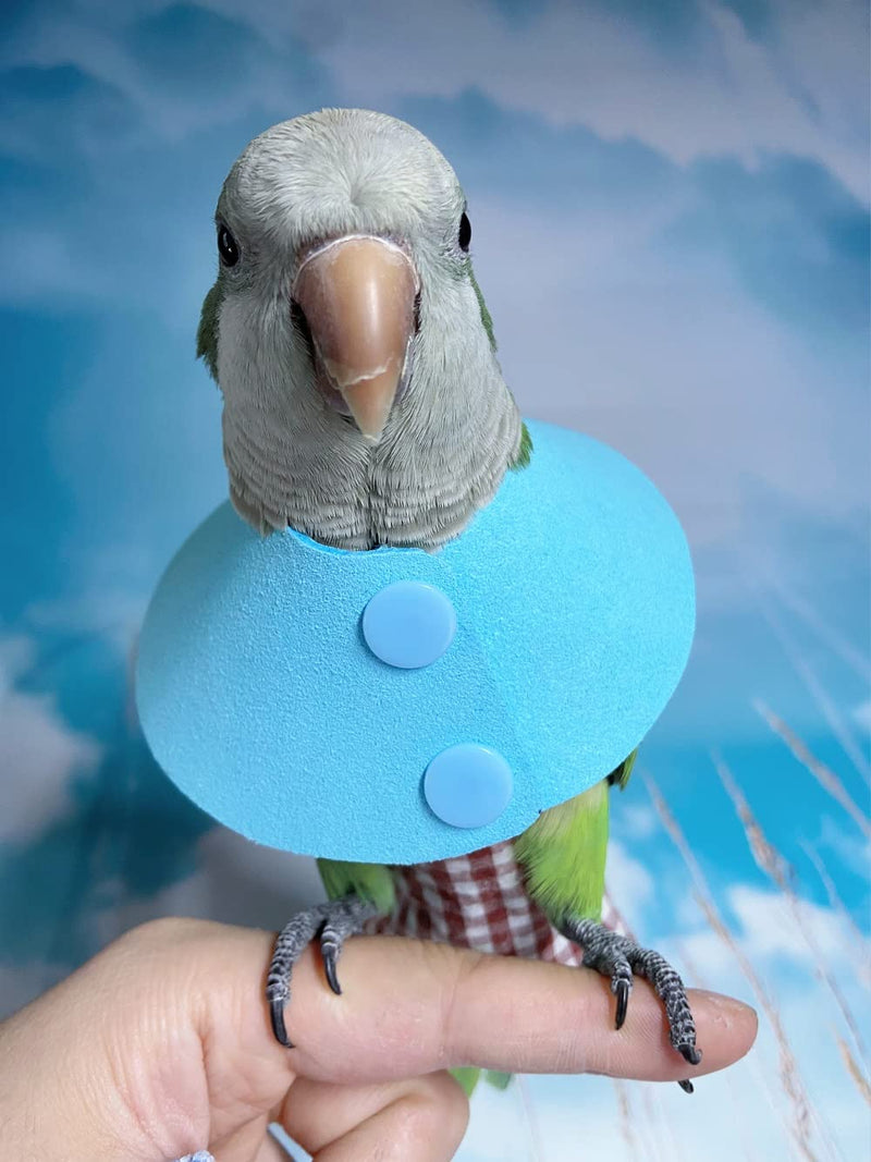 Parrot Neck Collar Pet Anti-bite Picking Feather Healing Protective Neck Cover Collar for Birds (M) M