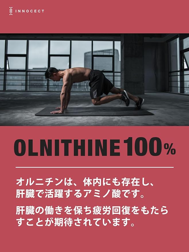 L-ornithine powder 500g High purity 100% Supplement No additives No artificial sweeteners Made in Japan INNOCECT - BeesActive Australia