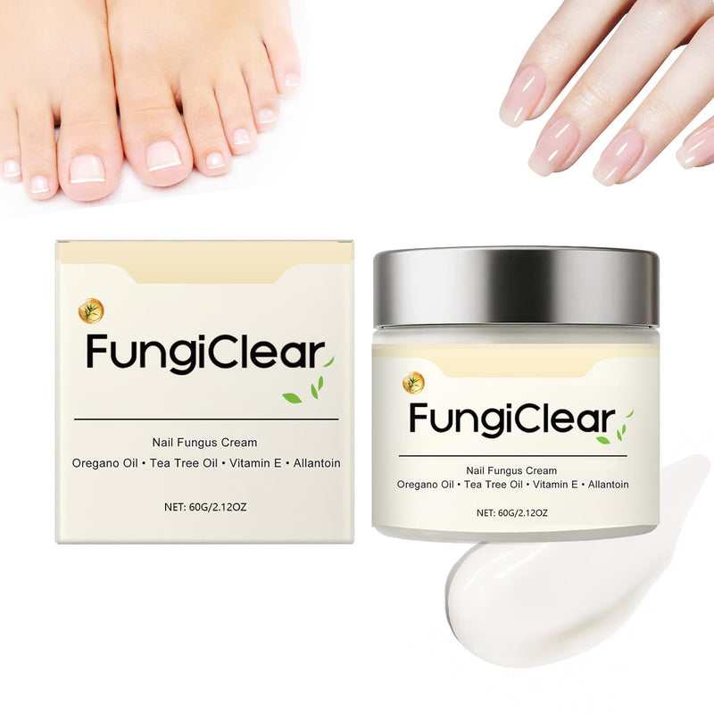 Nail Care Cream,Phrena Toenail Nail Repair for Damaged,Natural Formula with Tea Tree Oil, Oregano Oil,Vitamin E & Allantoin,60ml/2.03fl.oz