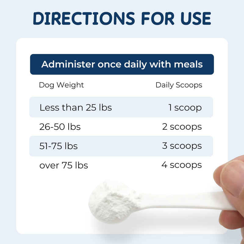 Vitamin E for Dogs Powder - Dog Vitamins & Antioxidant Support - Skin & Coat Support, Immune & Liver Function - Daily Dog Supplements & Vitamins with Fish Oil & Zinc - 60 g