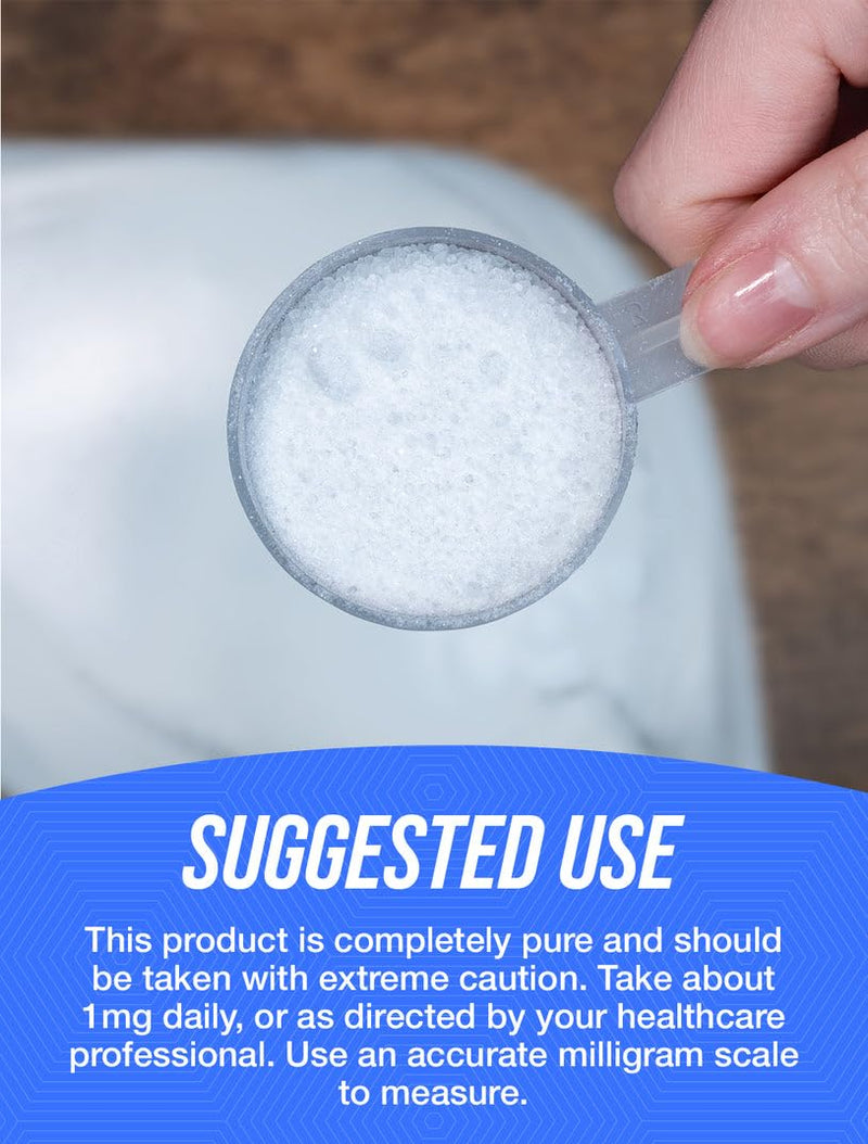 BulkSupplements.com Pure Biotin Powder - as Vitamin B7, Biotin Vitamins for Hair, Skin and Nails - Gluten Free, 1mg per Serving, 10g (0.35 oz) (Pack of 1) 0.35 Ounce (Pack of 1)