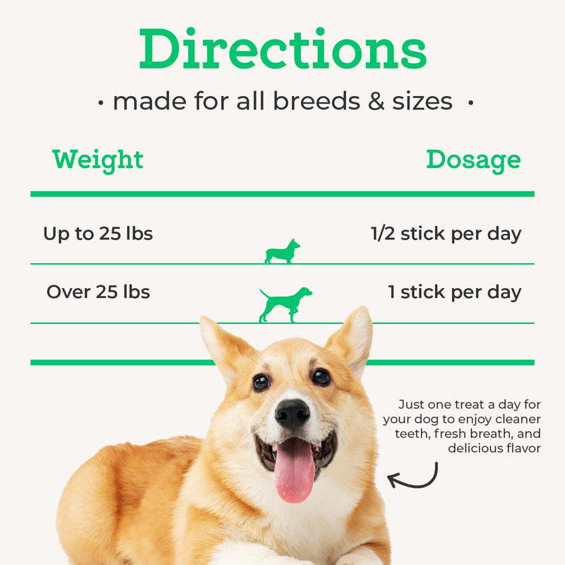 Vetpro Complete Advanced Dental Sticks with Prebiotics, 15 Sticks, Cleans Teeth, Freshens Bad Breath, and Supports Gut Health, Target Tartar and Plaque Build Up, Veterinarian Formulated - PawsPlanet Australia