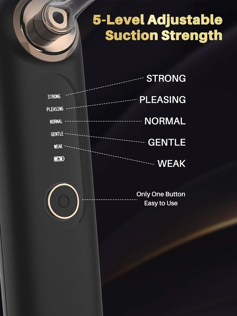 Voraiya Tonsil Stone Removal Vacuum Kit with 5 Mode Suction, 10 in 1 Electronic, Oral Irrigator, Tongue Scraper, Oral lamp & 5X Magnifying Mirror Included for Fresh Breath - BeesActive Australia