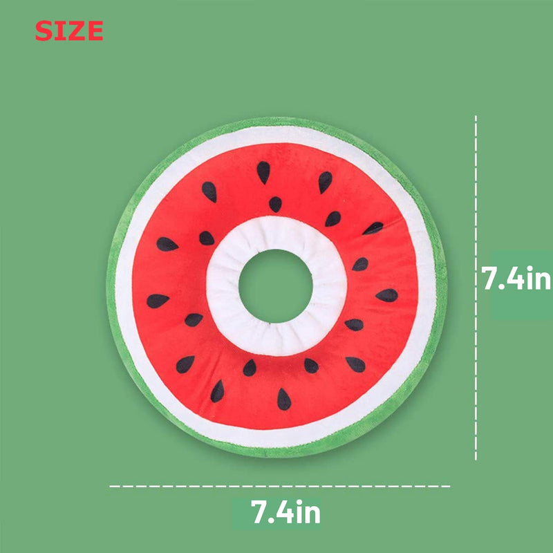 crazy bean Postoperative Protective Collar for Cats Soft Adjustable Safe and Comfortable Cute Elizabethan Kitten Collar Watermelon - BeesActive Australia