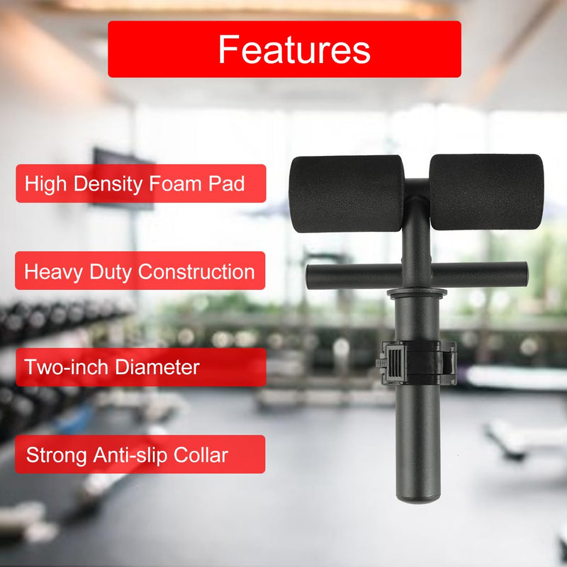 Tib Bar by SEWD – Tibialis Trainer for Calf and Shin Strength Training – Tibialis Anterior Training Equipment Fits 2" Weight Plates black - BeesActive Australia