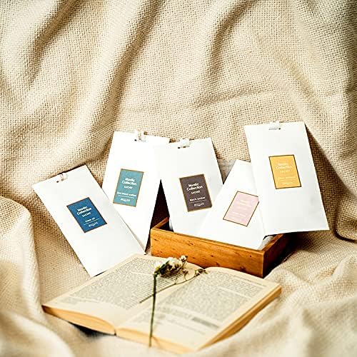 mercyu Nordic Collection MRU-98 Sachet (BA (Black Amber)) Scent Your Favorite Space, Closet, Entryway, Car, Shoes, Deodorizer, Plant-Derived Drawstring - BeesActive Australia
