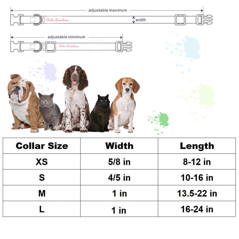 St Patrick's Day Dog Collar-Trefoil Dog Collar Spring Pet Collar Adjustable Cute Pet Collar Soft Pink Dog Collar Holiday Puppy Collar Geen Cotton Necklace Gift for Large Dogs Large (Pack of 1) TrefoilⅡ - BeesActive Australia