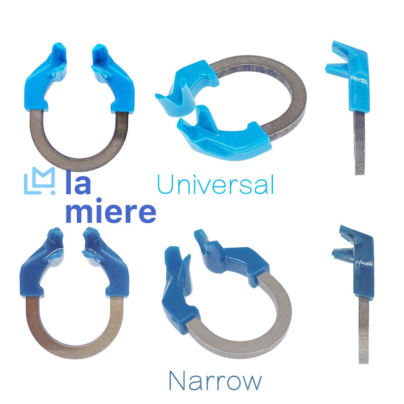 1PCS Deep Dental Sectional Matrix Ring Clamp Spring Clip Autoclavable Nickel Titanium Orthodontic Clamp Rings
