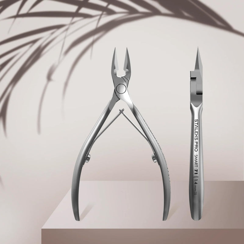STALEKS PRO Smart 71 14mm Professional Ingrown Toenail Nippers – High Alloy Stainless Steel for Pedicure - BeesActive Australia