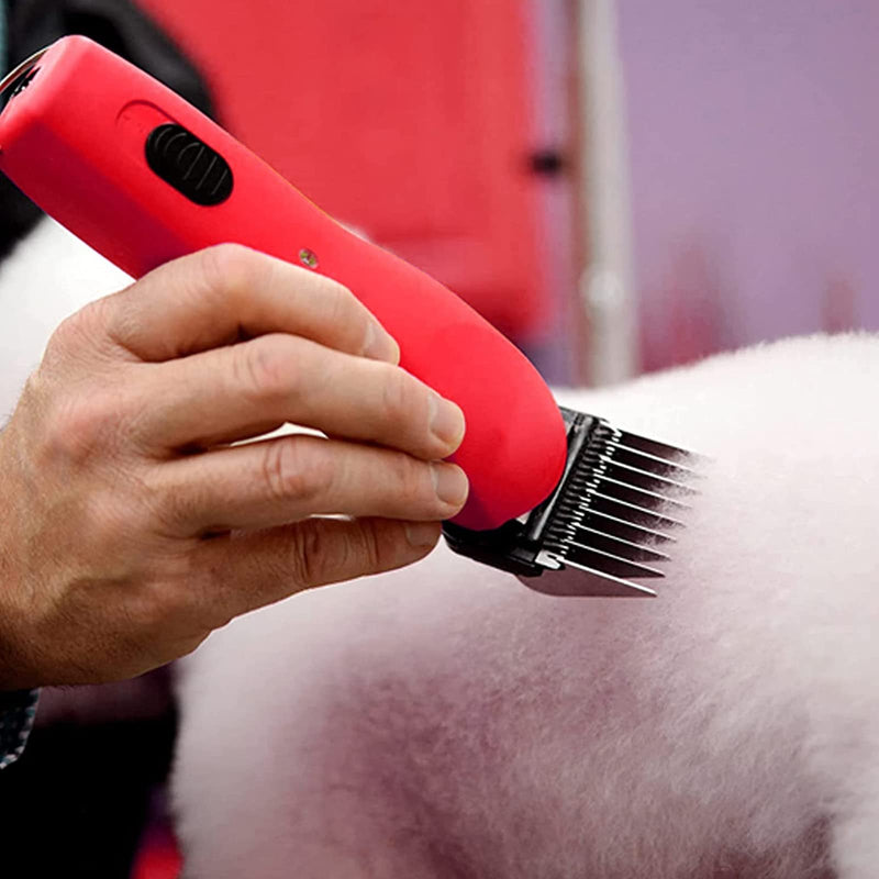 COSYONALL Animal Stainless Steel 5 Color Dog Guide Comb Set,Cutting Length 1/8"-5/8" for 10#/15#/30# A5 Detachable Blade,Compatible with Andis, Oster A5, Wahl KM Series Clipper Guards 5 PACK(3MM-16MM) - BeesActive Australia